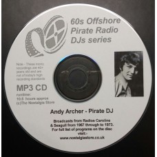 Andy Archer - Pirate DJ - MP3 CD