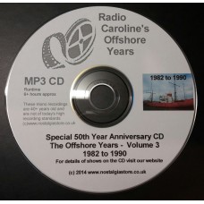 50 YEARS OF RADIO CAROLINE vol 3 MP3 CD - 1982 to 1990