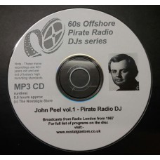 JOHN PEEL PIRATE DJ VOL 1 MP3 CD