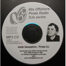 KEITH HAMPSHIRE PIRATE DJ MP3 CD
