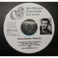 KENNY EVERETT  PIRATE DJ MP3 CD