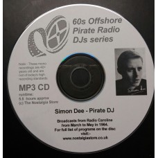 SIMON DEE PIRATE DJ MP3 CD