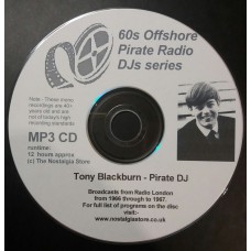 TONY BLACKBURN PIRATE DJ MP3 CD